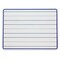 School Smart Lined Dry Erase Boards, 9 x 12 Inches, Pack of 10